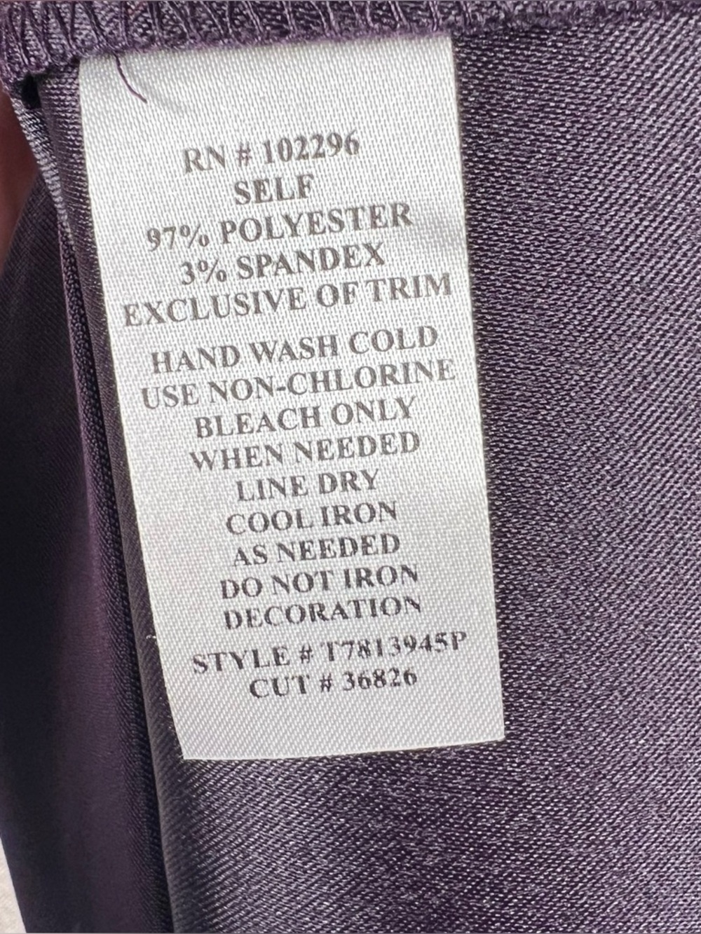 connected apparel Deep Plum Embellished Neckline Sheath Dress - Picture 8 of 12